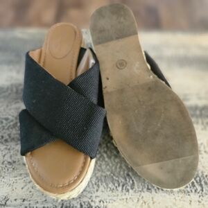 Women's Black Espadrille Sandals